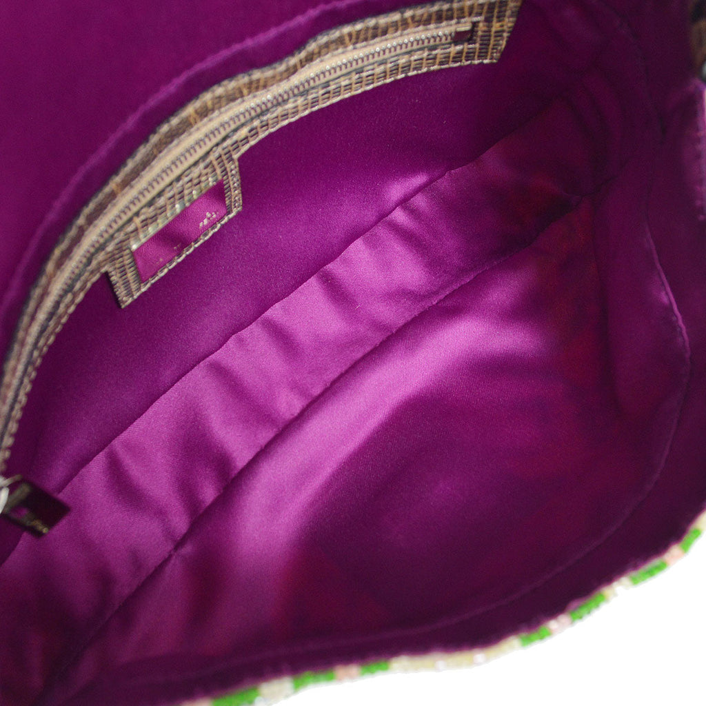 FENDI * 2000s Beaded Baguette Bag Medium