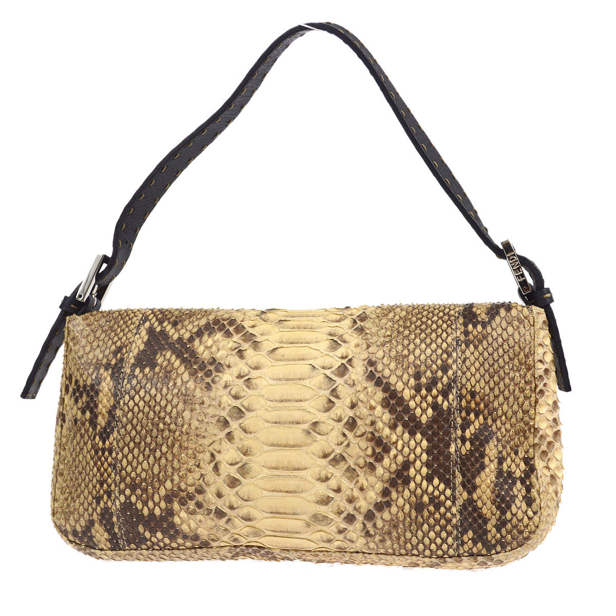 FENDI SELLERIA * Baguette Bag Medium Python