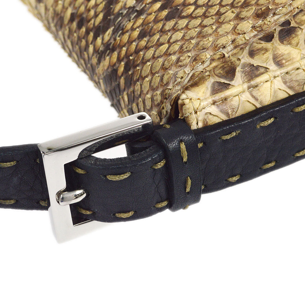 FENDI SELLERIA * Baguette Bag Medium Python