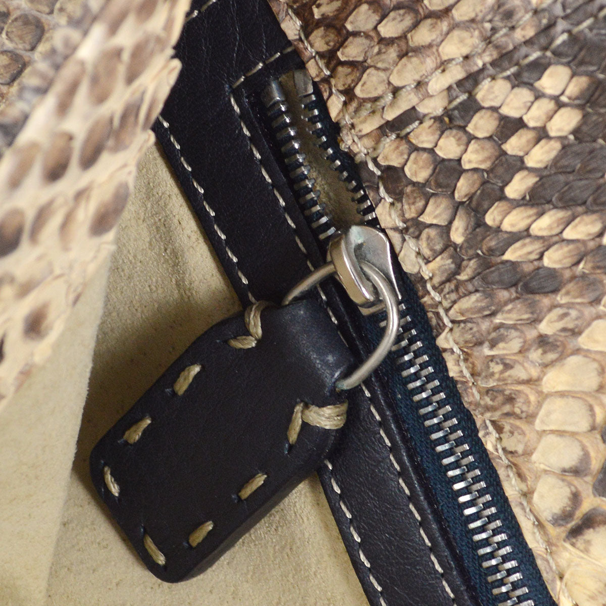 FENDI SELLERIA * Baguette Bag Medium Python