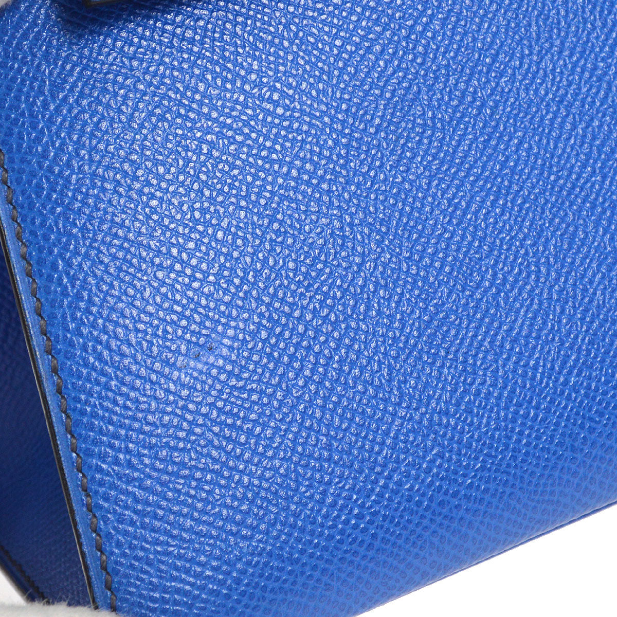 HERMES * 1993 KELLY 20 SELLIER Blue France Courchevel