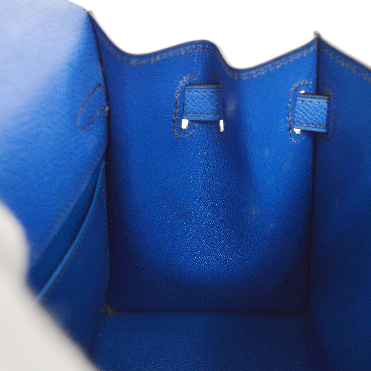 HERMES * 1993 KELLY 20 SELLIER Blue France Courchevel