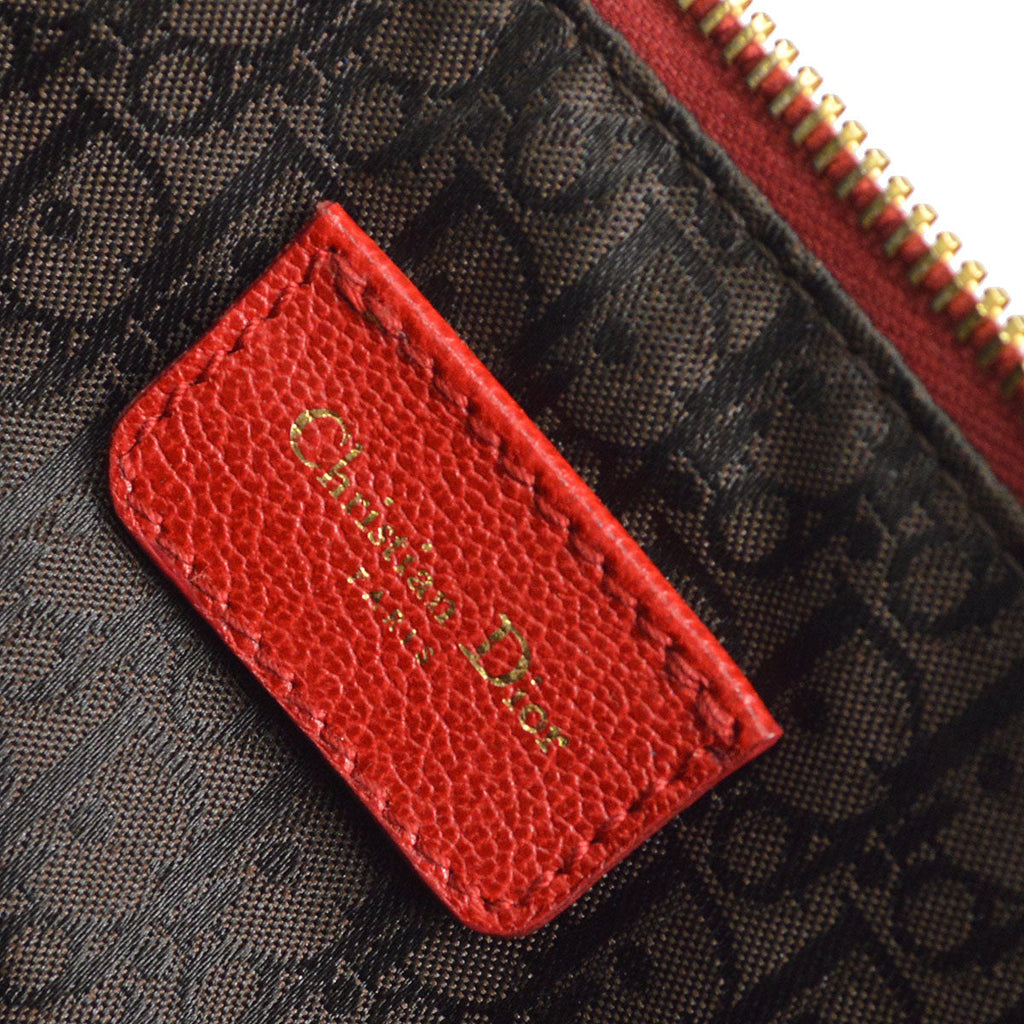 Christian Dior Leopard Saddle Bag Mini