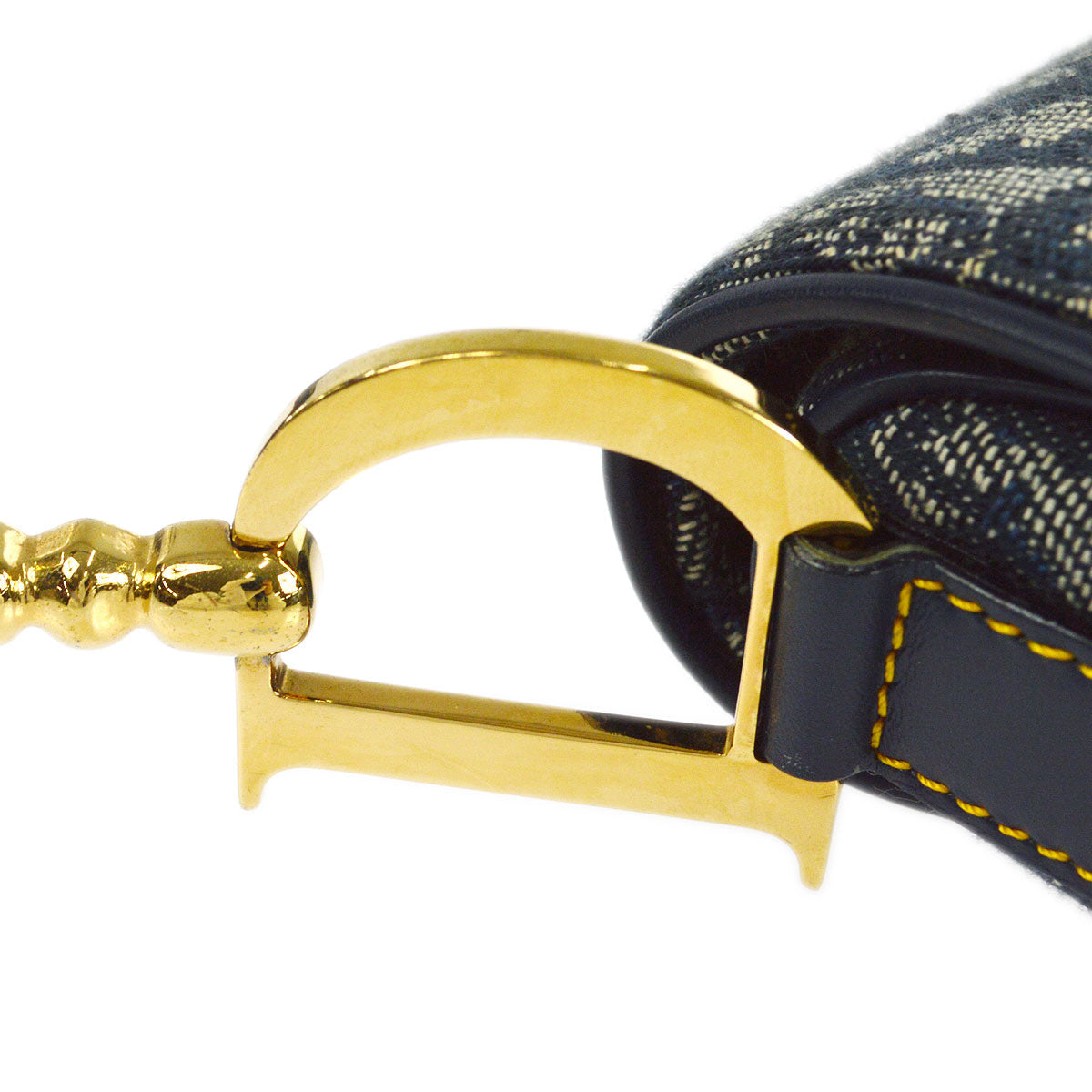 Christian Dior Trotter Double Saddle Bag Large Navy