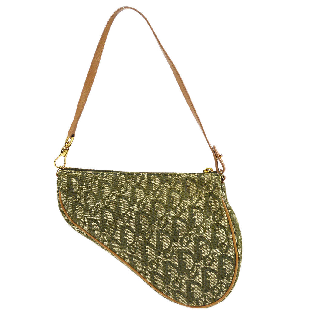 Christian Dior Trotter Saddle Bag Mini Khaki