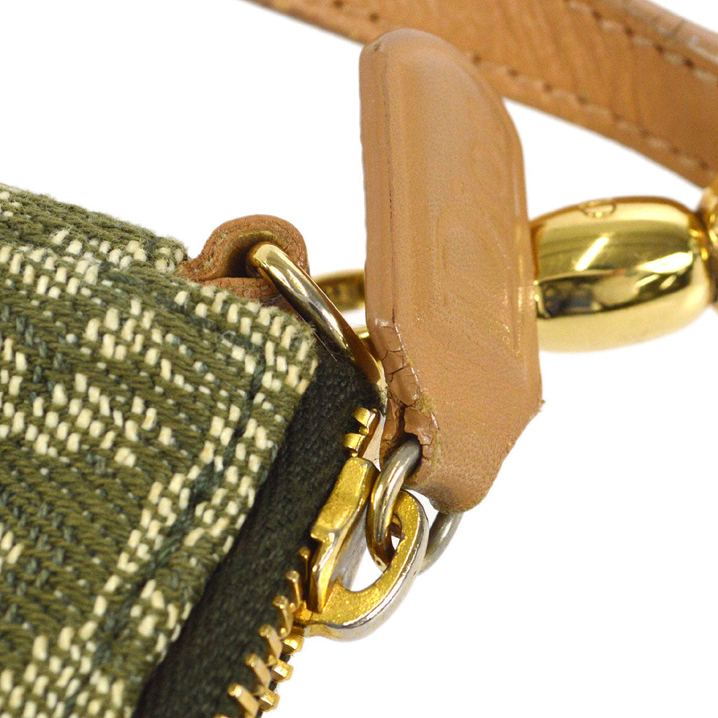 Christian Dior Trotter Saddle Bag Mini Khaki