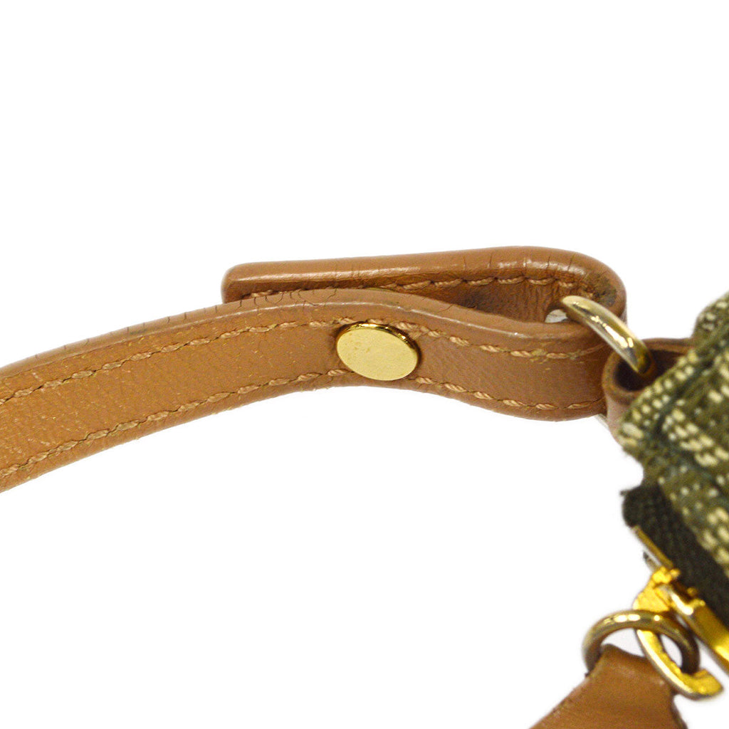 Christian Dior Trotter Saddle Bag Mini Khaki