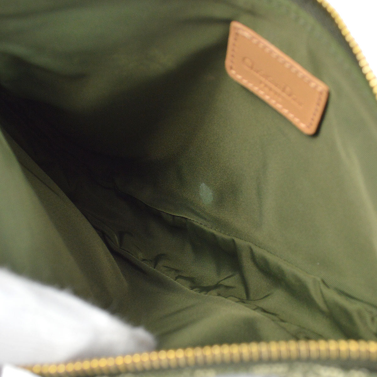 Christian Dior Trotter Saddle Bag Mini Khaki