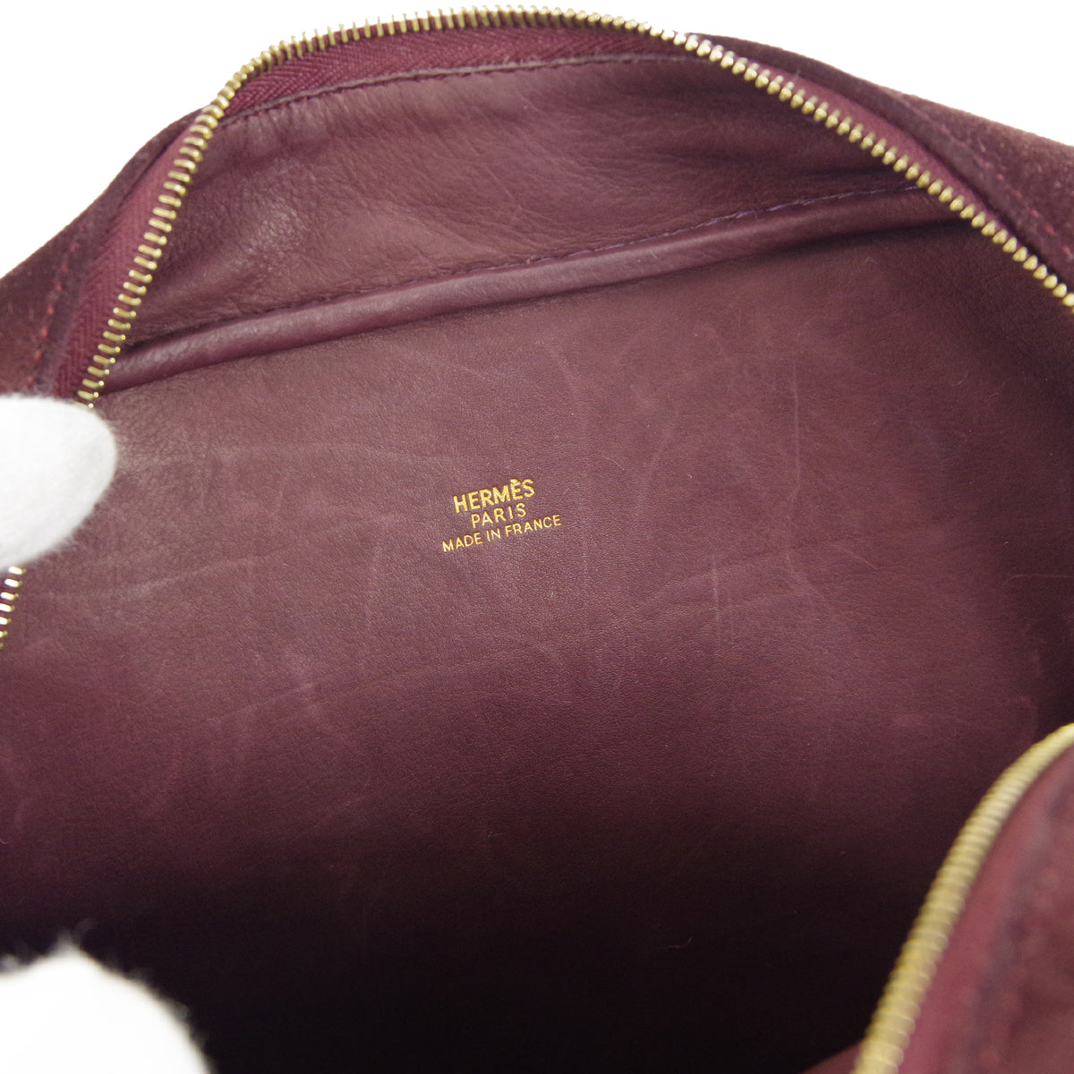 HERMES 2002 MINI PLUME Bordeaux Dobris