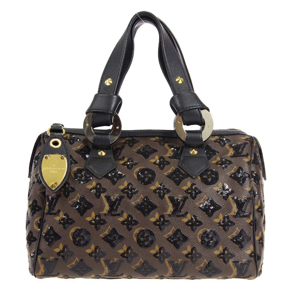 LOUIS VUITTON SPEEDY 30 HANDBAG MONOGRAM ECLIPSE