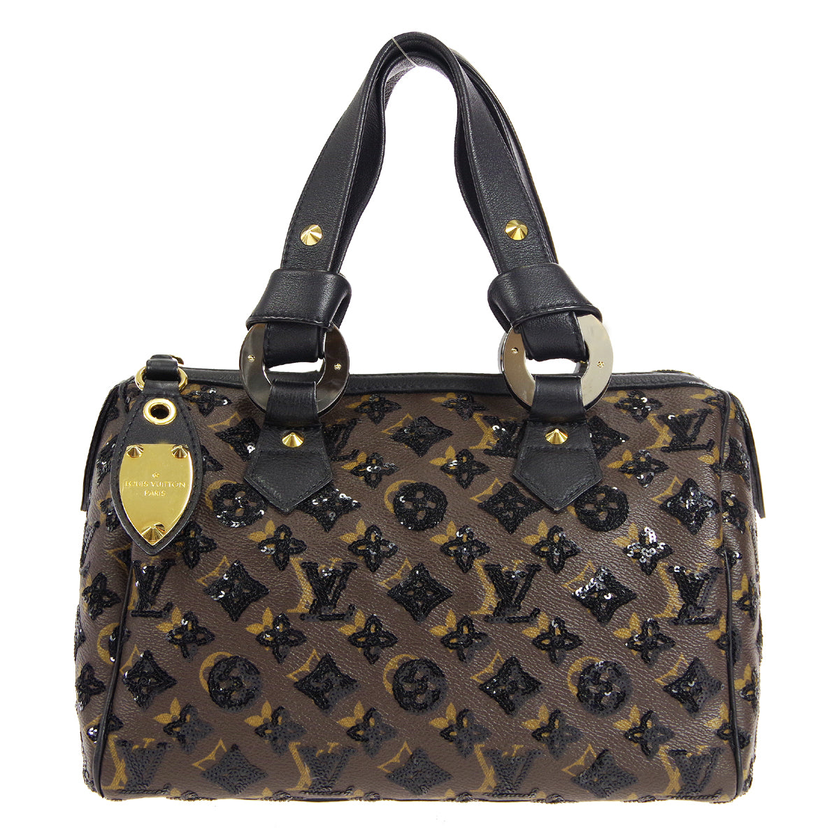 LOUIS VUITTON SPEEDY 30 HANDBAG MONOGRAM ECLIPSE