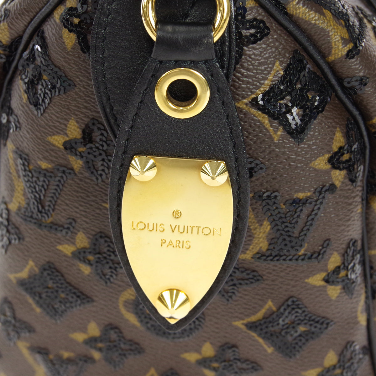 LOUIS VUITTON SPEEDY 30 HANDBAG MONOGRAM ECLIPSE