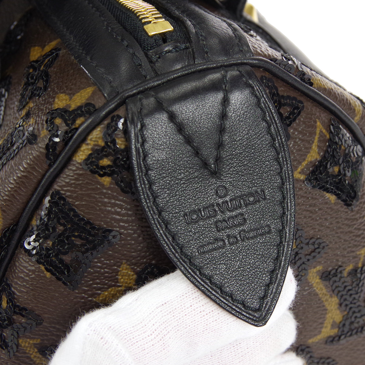 LOUIS VUITTON SPEEDY 30 HANDBAG MONOGRAM ECLIPSE