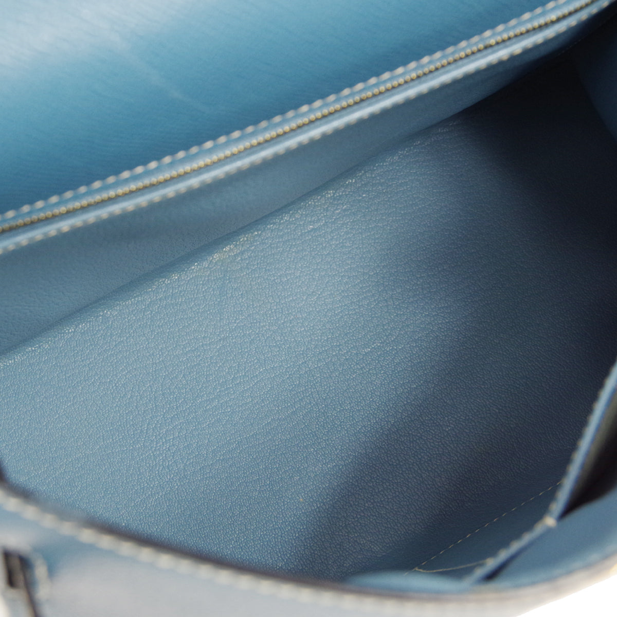 HERMES 1998 KELLY 28 SELLIER Blue Jean Courchevel