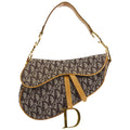Christian Dior 2001 Trotter Saddle Handbag Brown