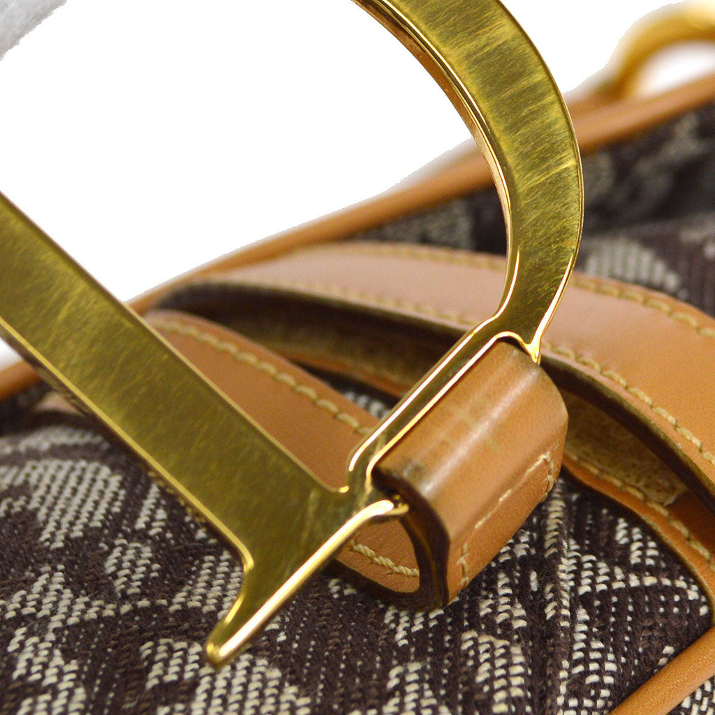 Christian Dior 2001 Trotter Saddle Handbag Brown