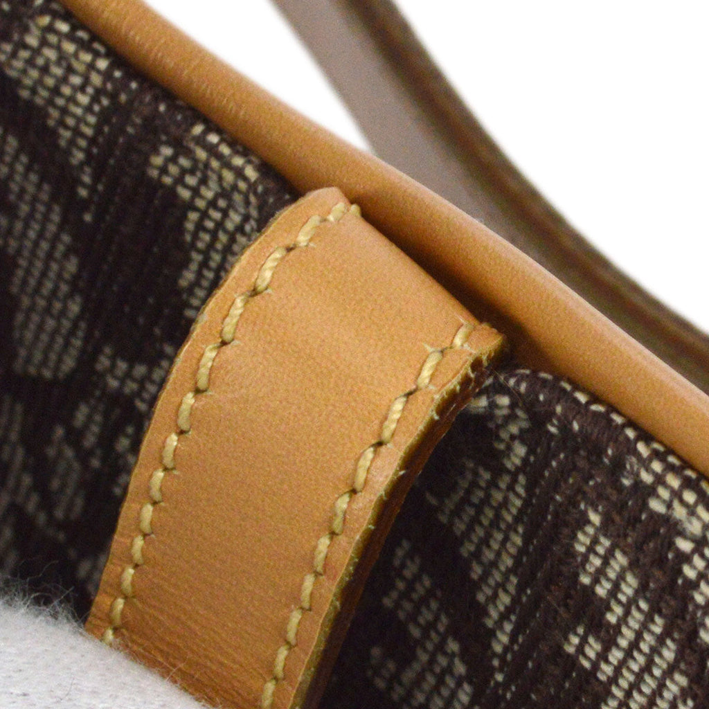 Christian Dior 2001 Trotter Saddle Handbag Brown