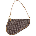 Christian Dior Trotter Saddle Bag Mini Brown