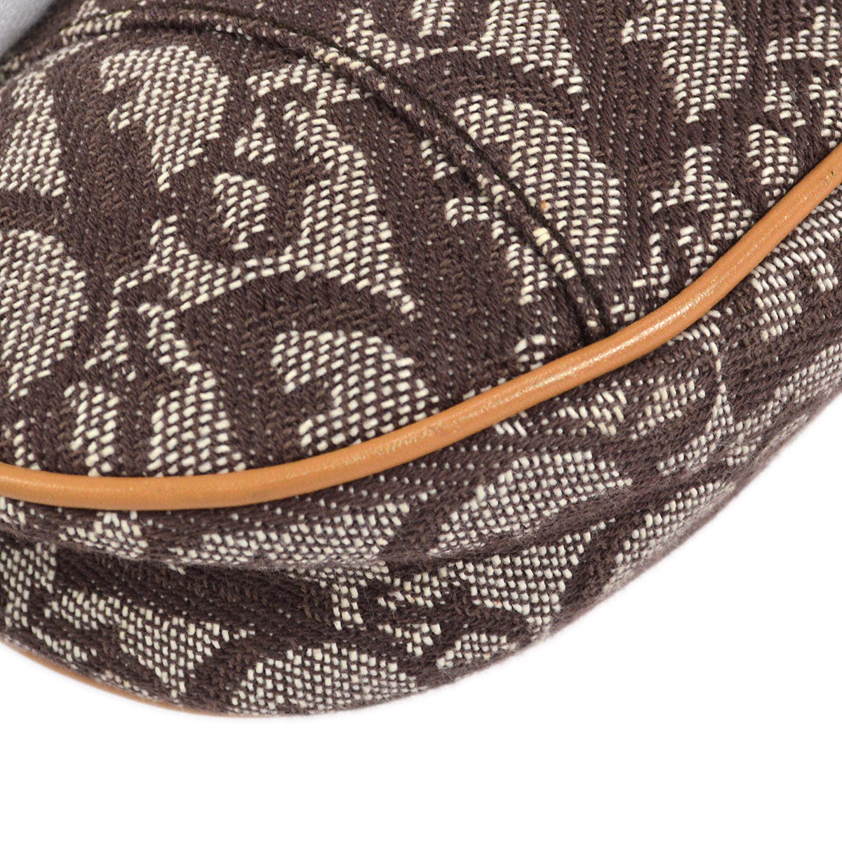 Christian Dior Trotter Saddle Bag Mini Brown