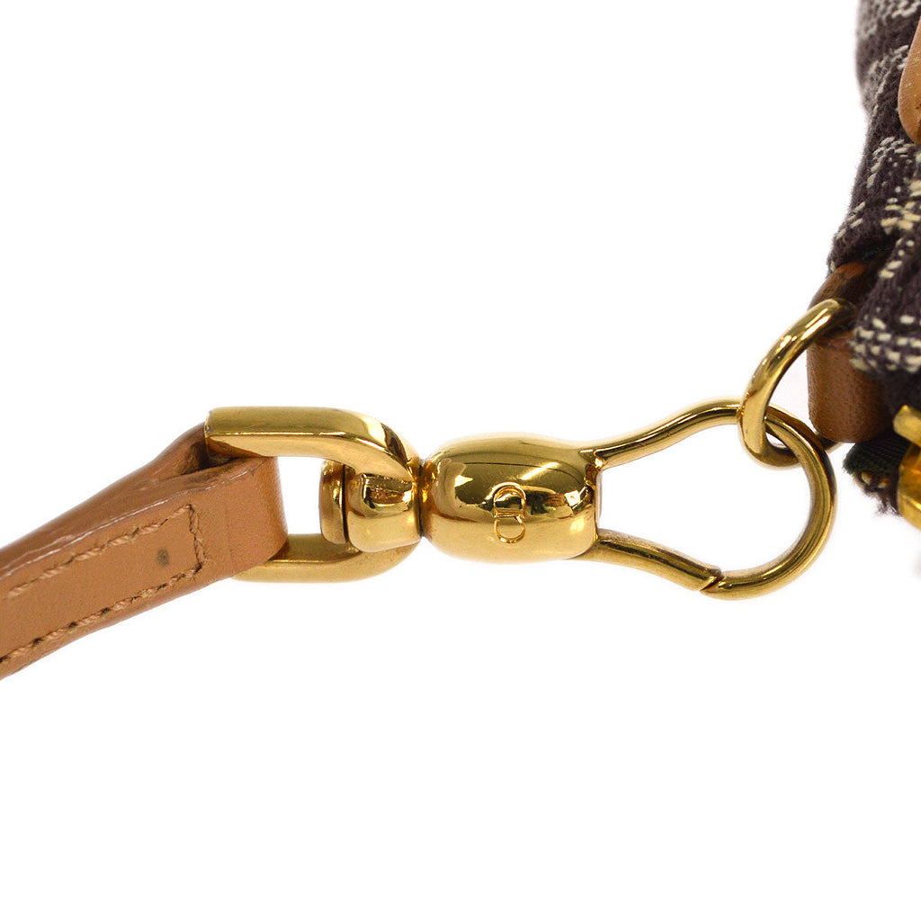 Christian Dior Trotter Saddle Bag Mini Brown