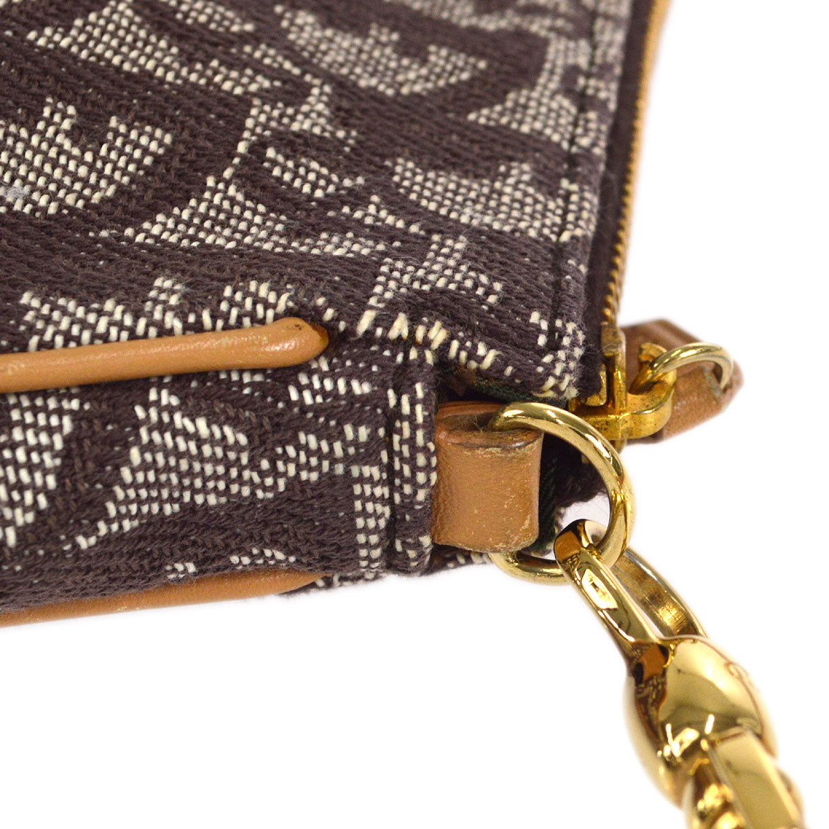 Christian Dior Trotter Saddle Bag Mini Brown