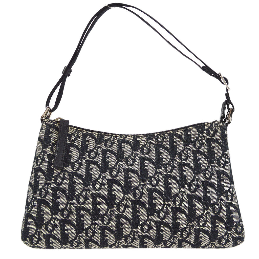 Christian Dior 2004 Trotter Handbag Black