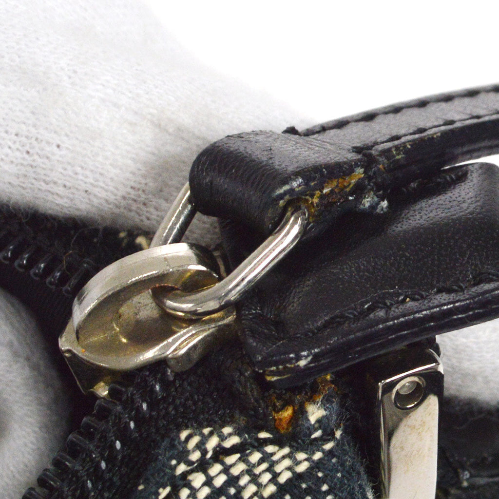 Christian Dior 2004 Trotter Handbag Black