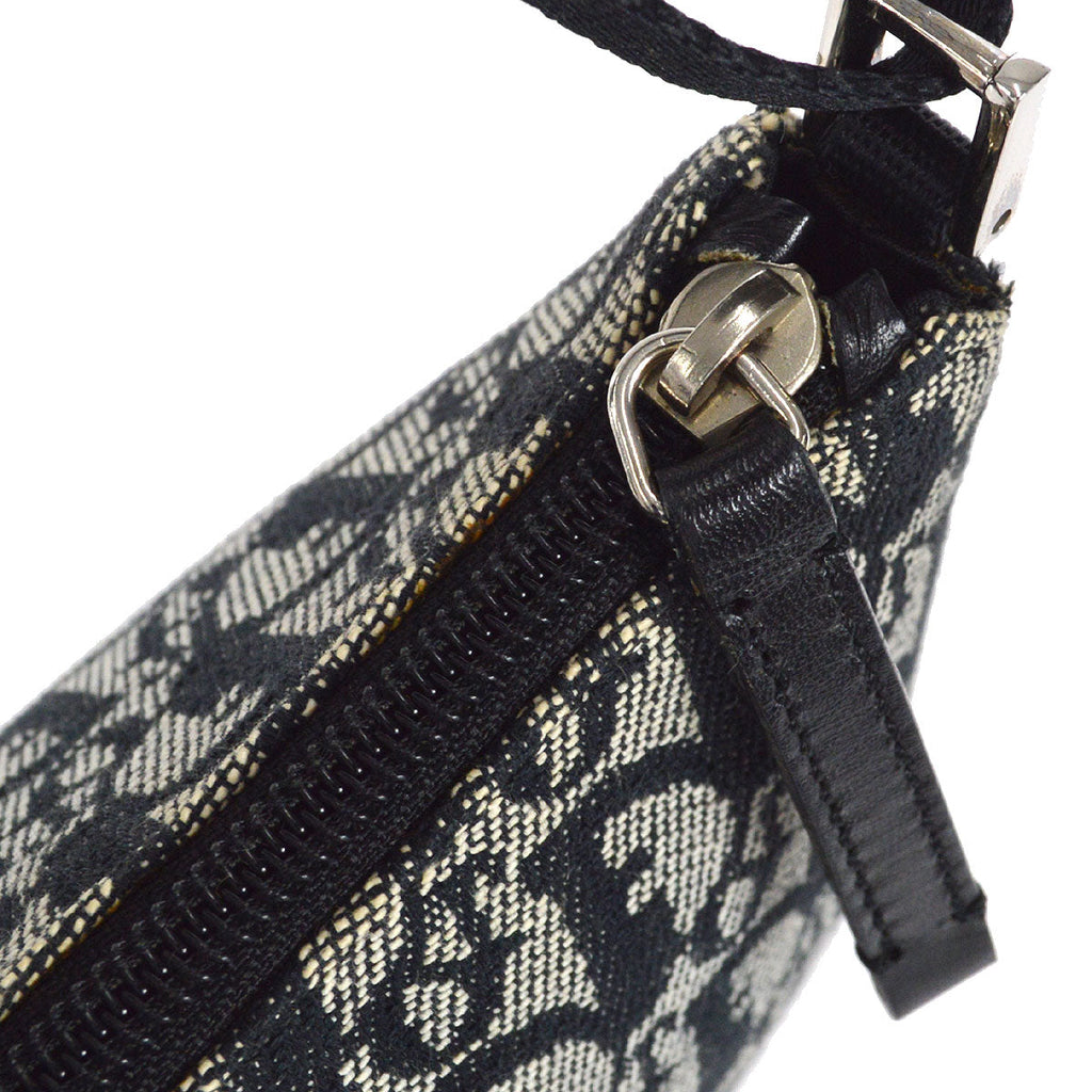 Christian Dior 2004 Trotter Handbag Black