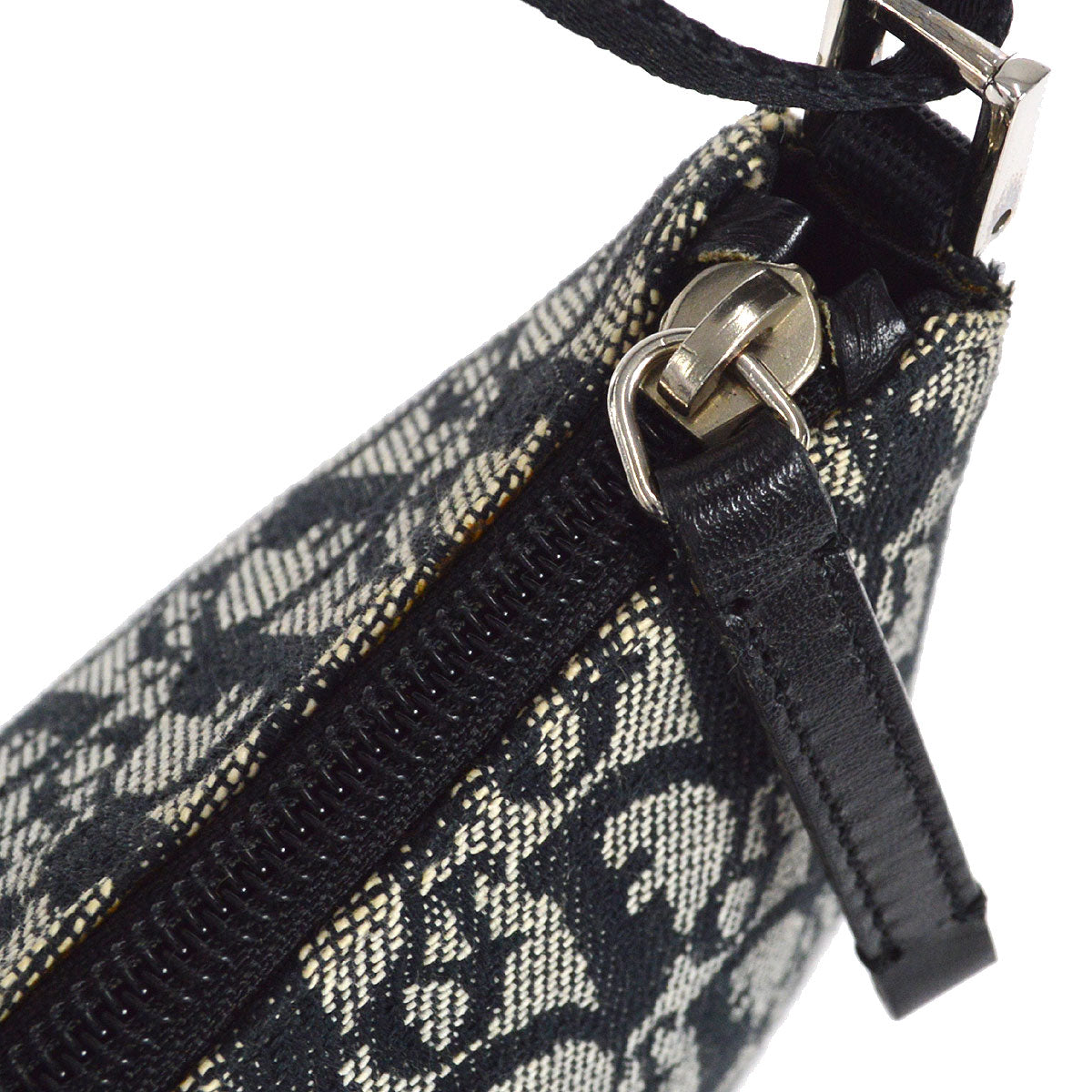 Christian Dior 2004 Trotter Handbag Black