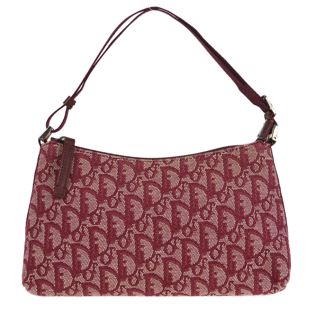 Christian Dior 2004 Trotter Handbag Bordeaux