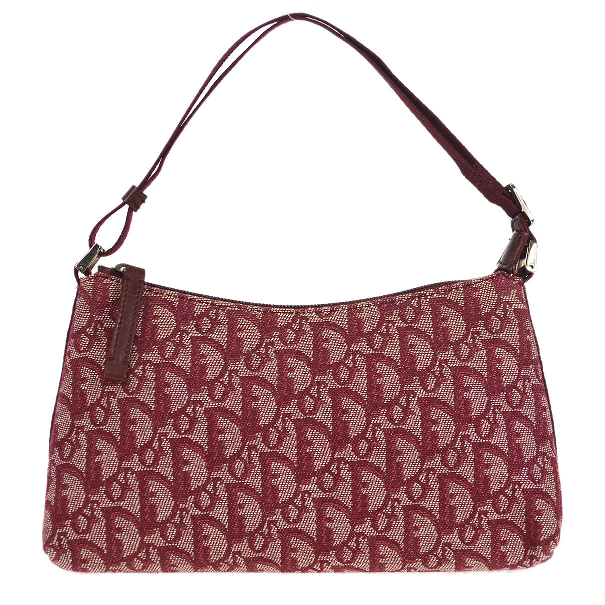 Christian Dior 2004 Trotter Handbag Bordeaux