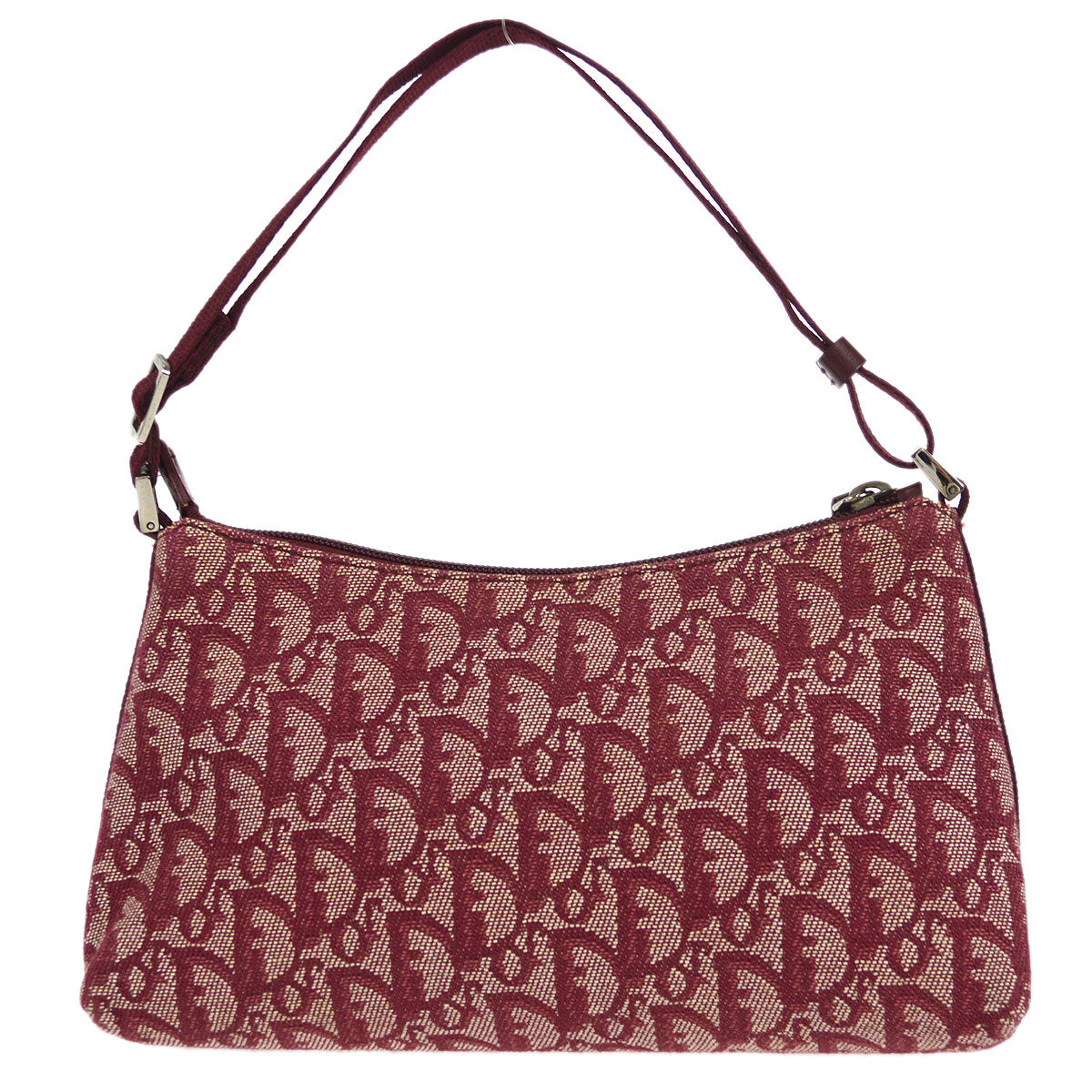 Christian Dior 2004 Trotter Handbag Bordeaux