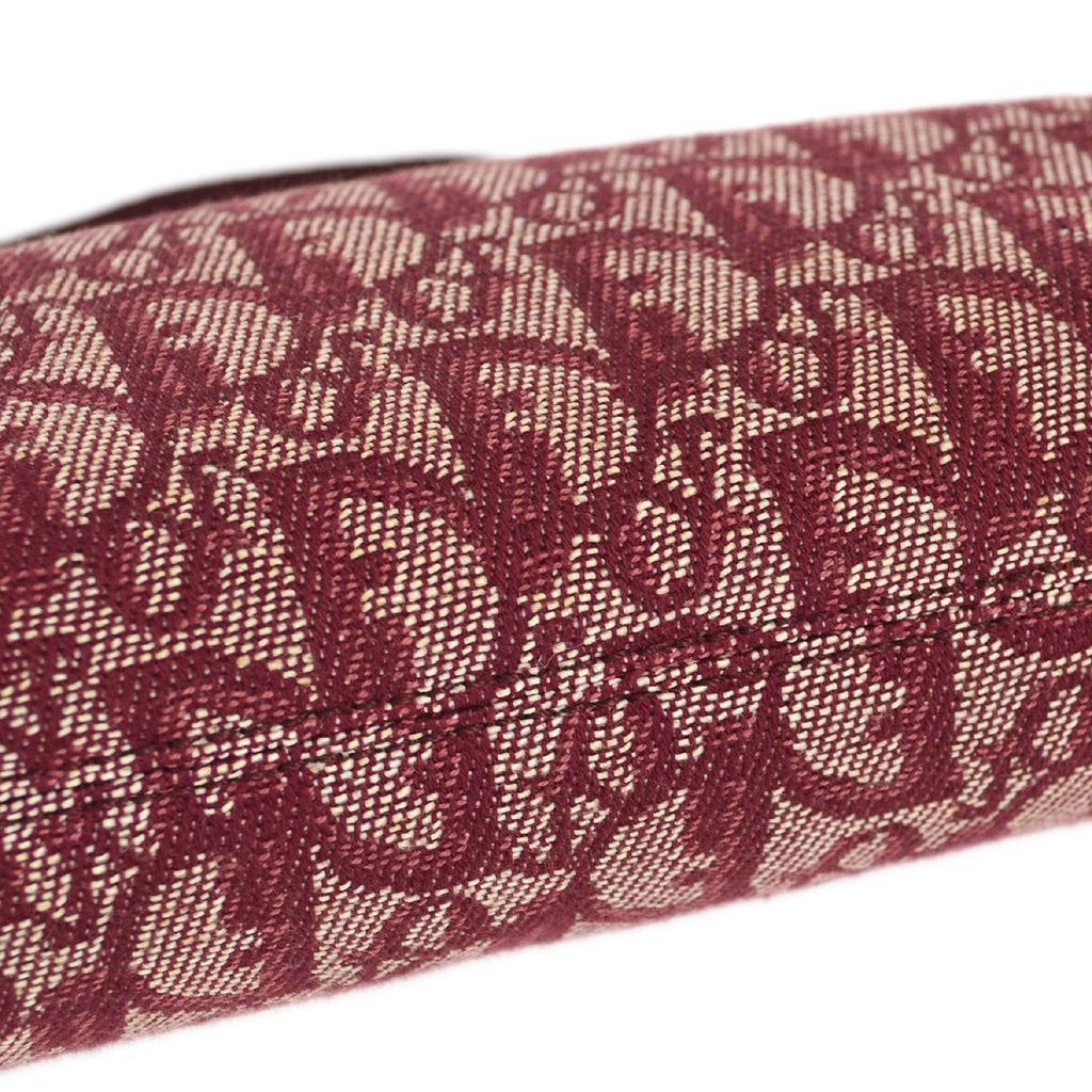 Christian Dior 2004 Trotter Handbag Bordeaux