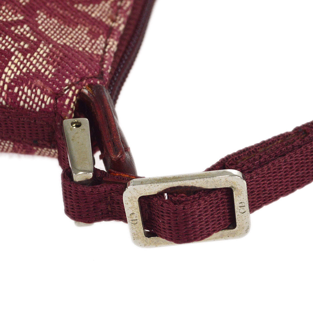 Christian Dior 2004 Trotter Handbag Bordeaux