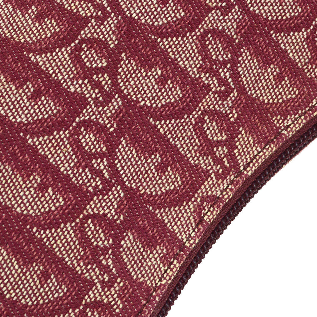Christian Dior 2004 Trotter Handbag Bordeaux