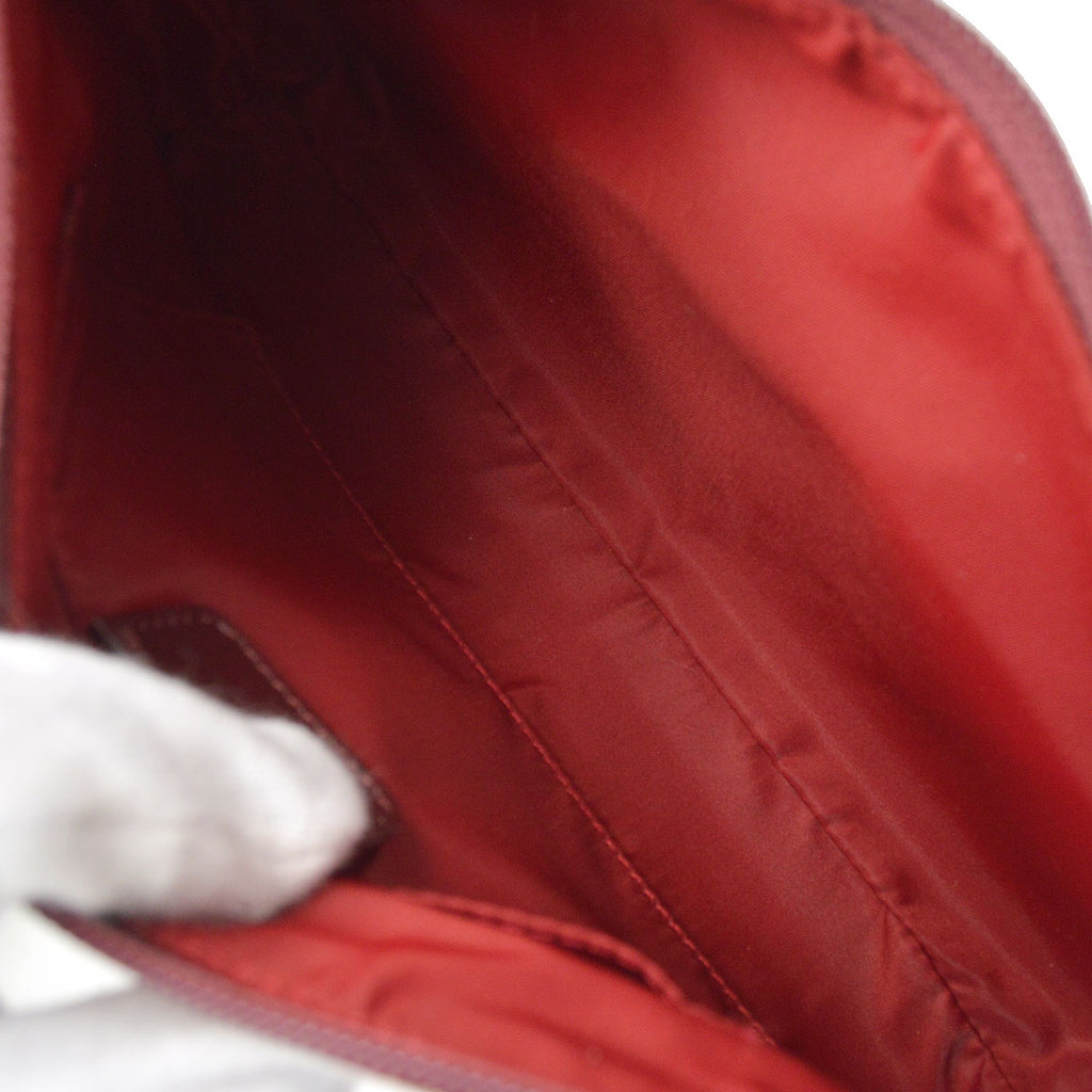 Christian Dior 2004 Trotter Handbag Bordeaux