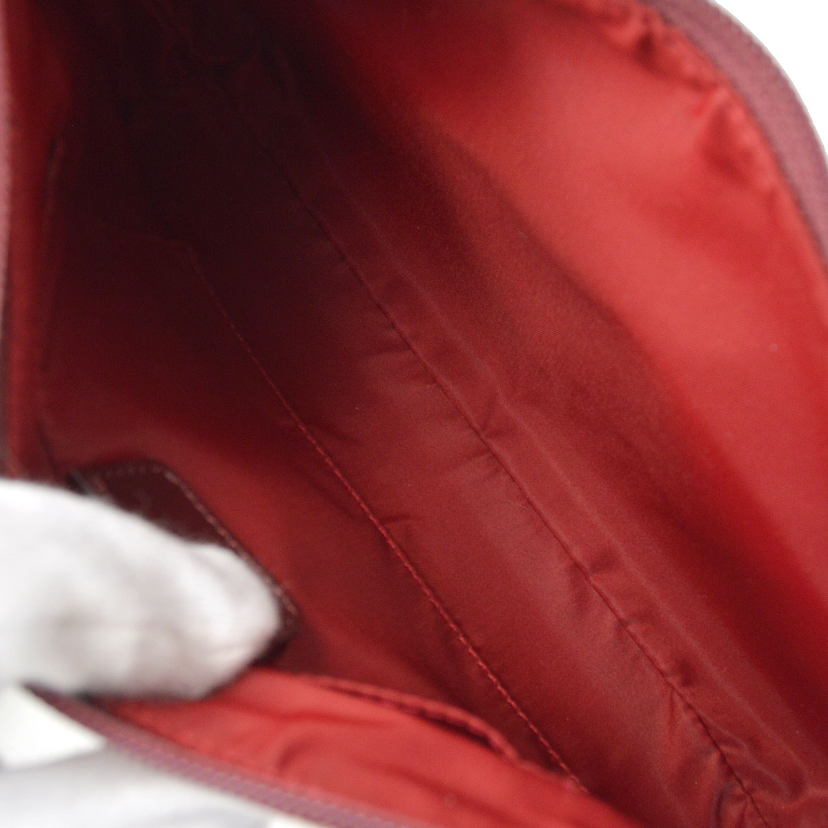 Christian Dior 2004 Trotter Handbag Bordeaux