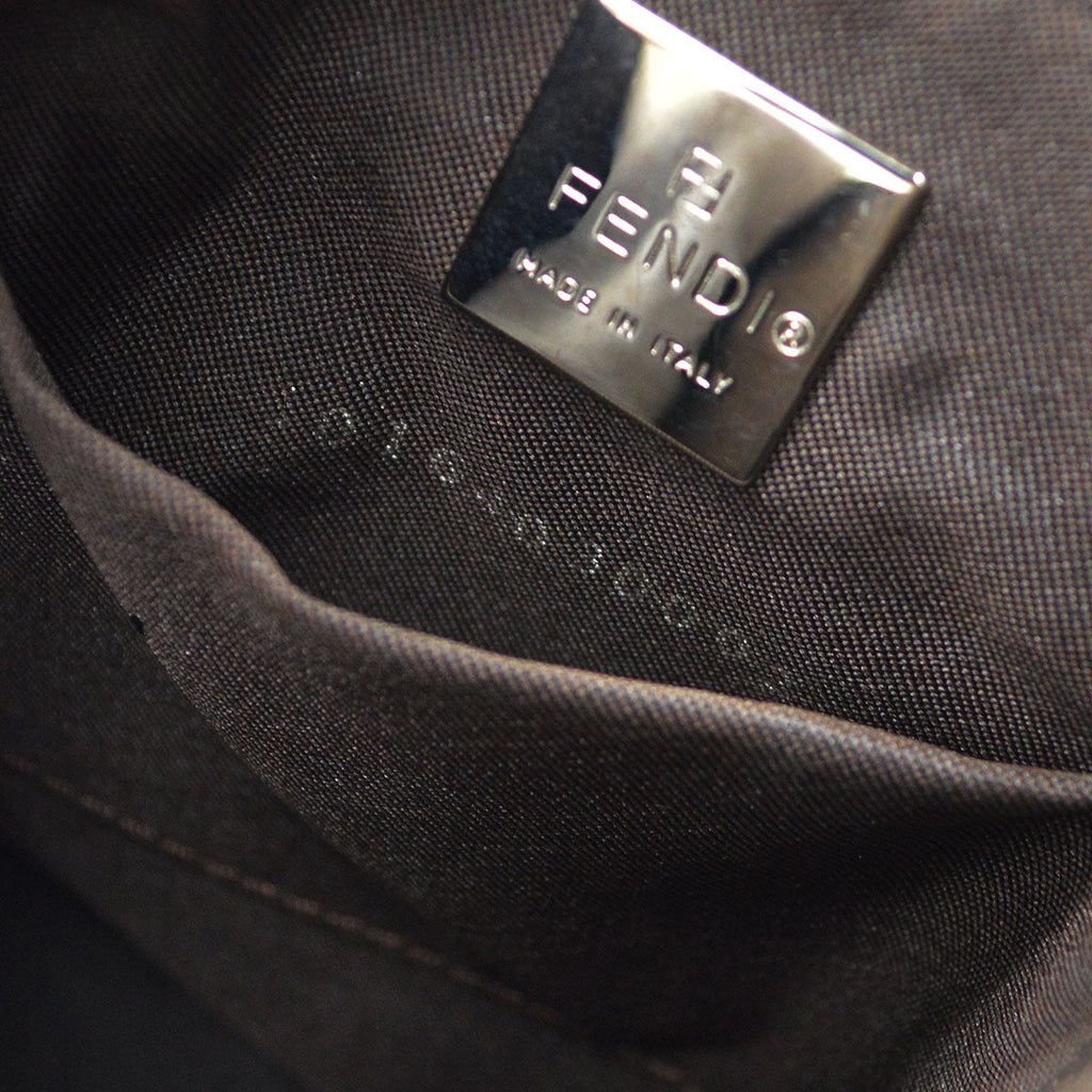FENDI 2000s Zucca Shoulder Bag Brown