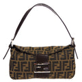 FENDI 1990s Zucca Handbag Brown