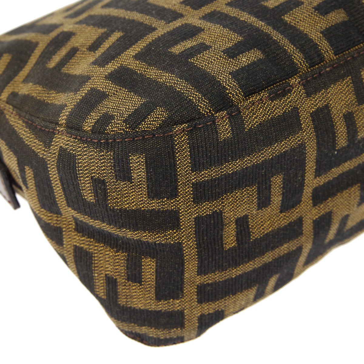 FENDI 1990s Zucca Handbag Brown