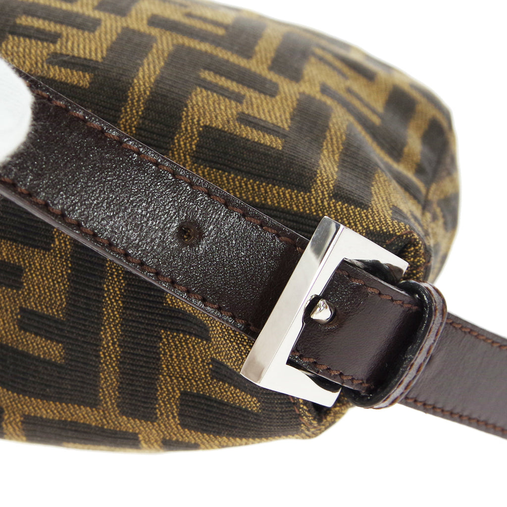 FENDI 1990s Zucca Handbag Brown