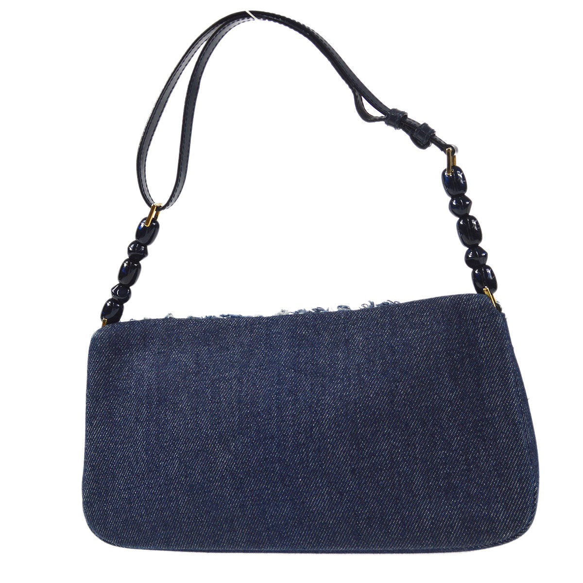 Christian Dior 2000 Maris Pearl Handbag Denim