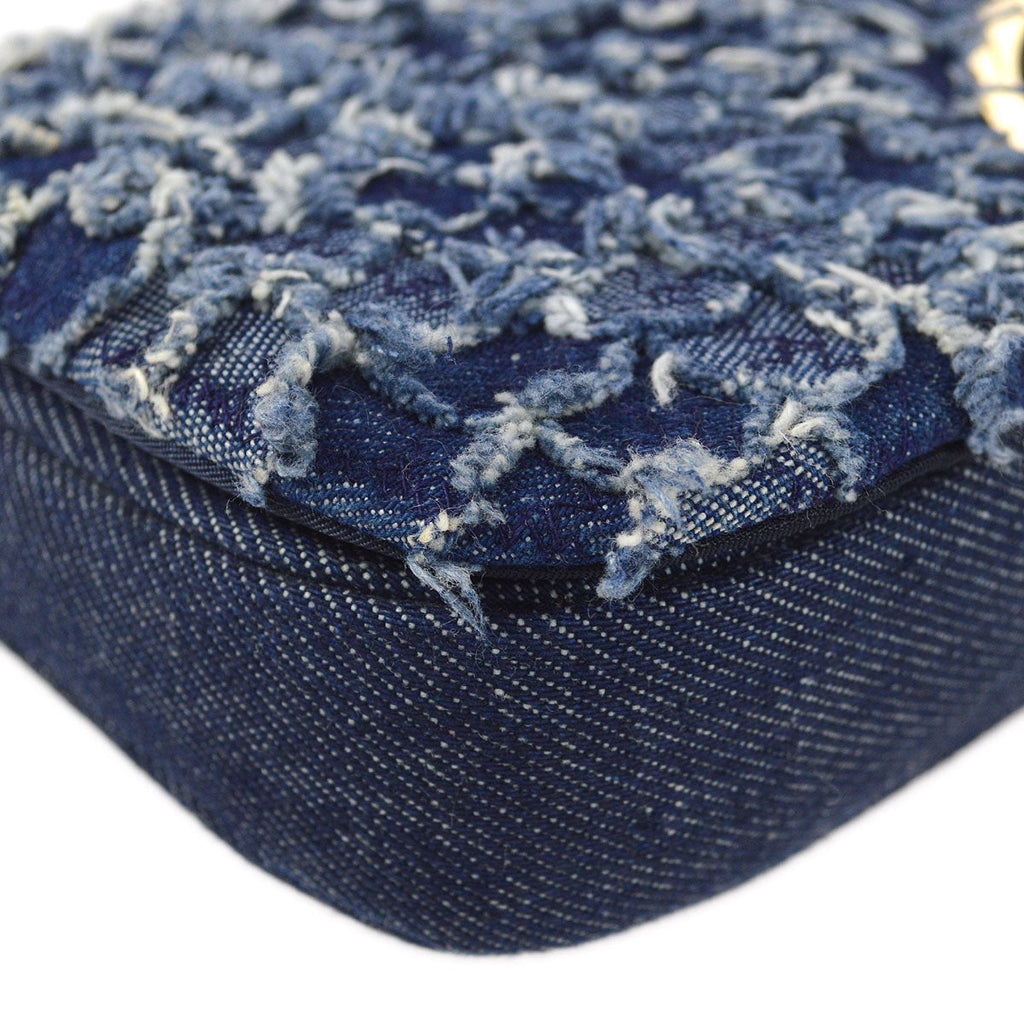 Christian Dior 2000 Maris Pearl Handbag Denim