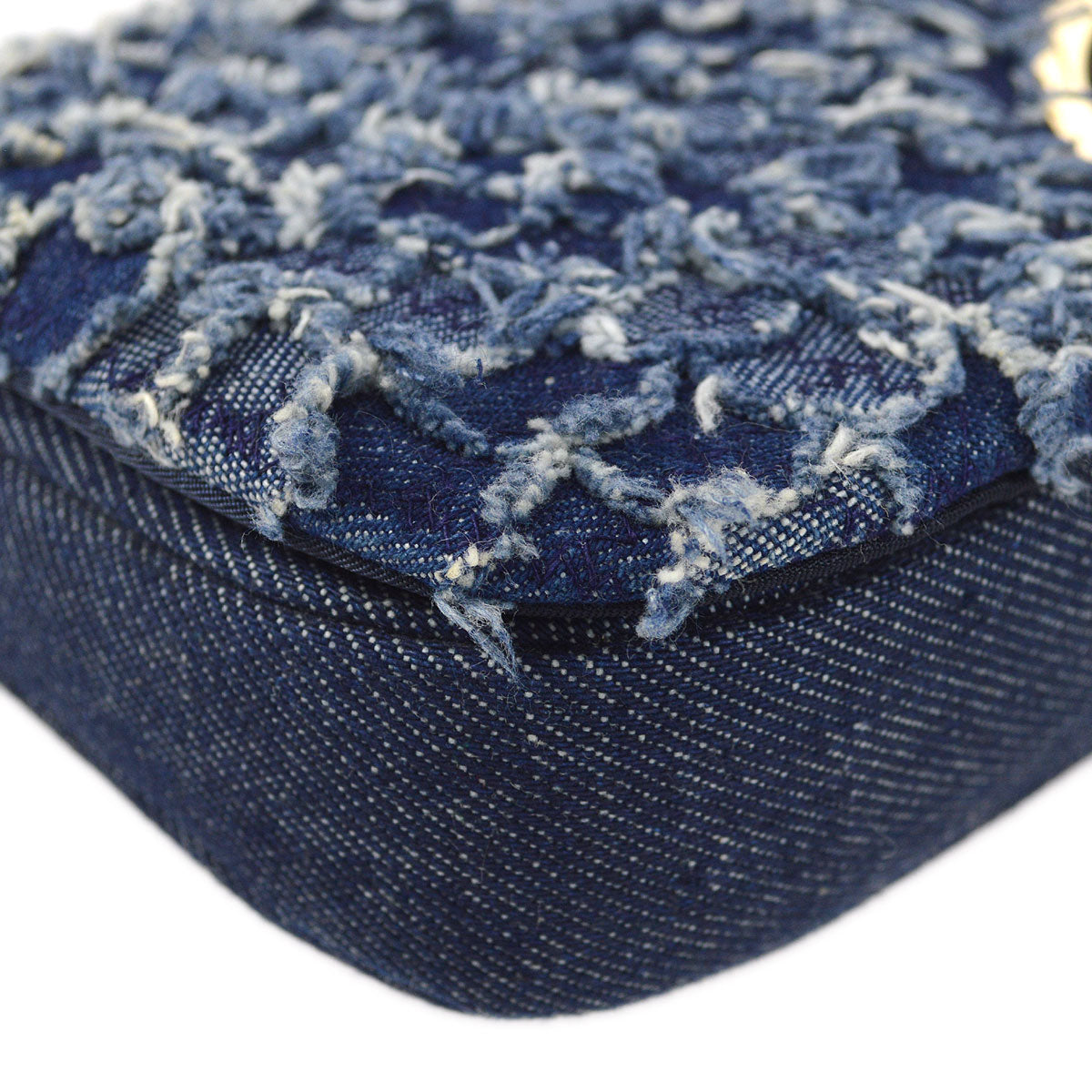 Christian Dior 2000 Maris Pearl Handbag Denim