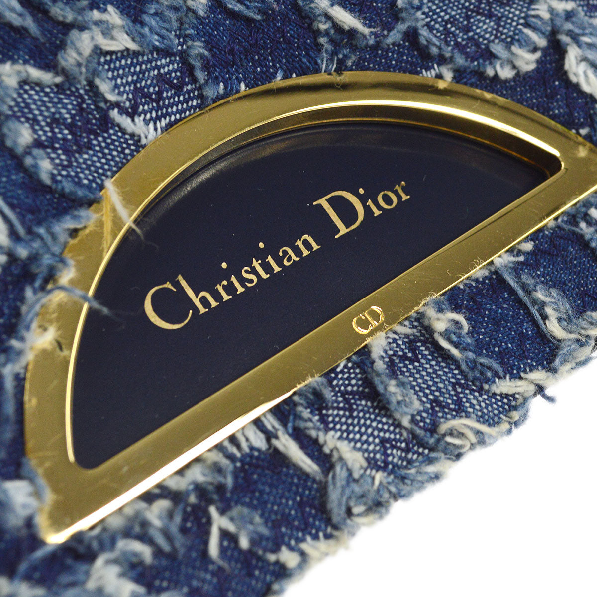 Christian Dior 2000 Maris Pearl Handbag Denim