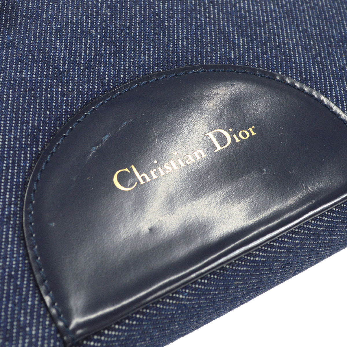 Christian Dior 2000 Maris Pearl Handbag Denim