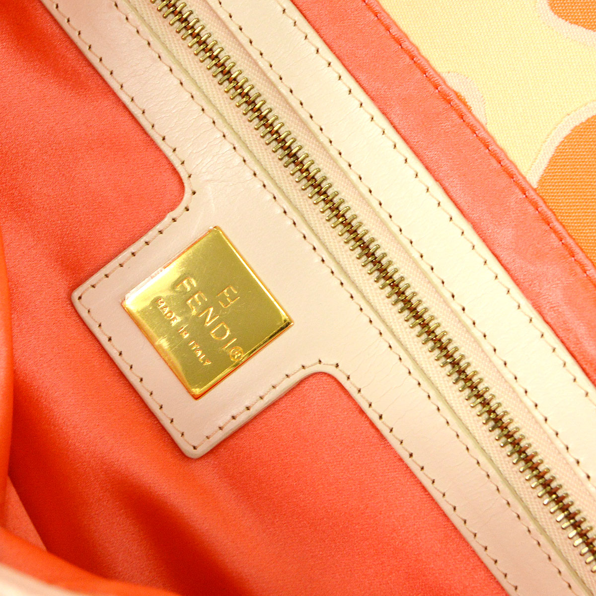 FENDI 2000s Psychedelic Swirl Print Baguette