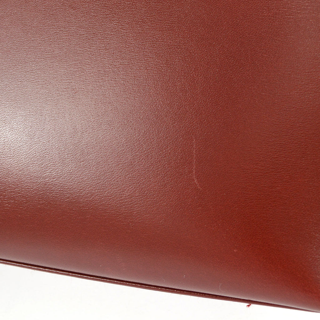 HERMES 1999 KELLY 28 SELLIER Rouge H Box Calf