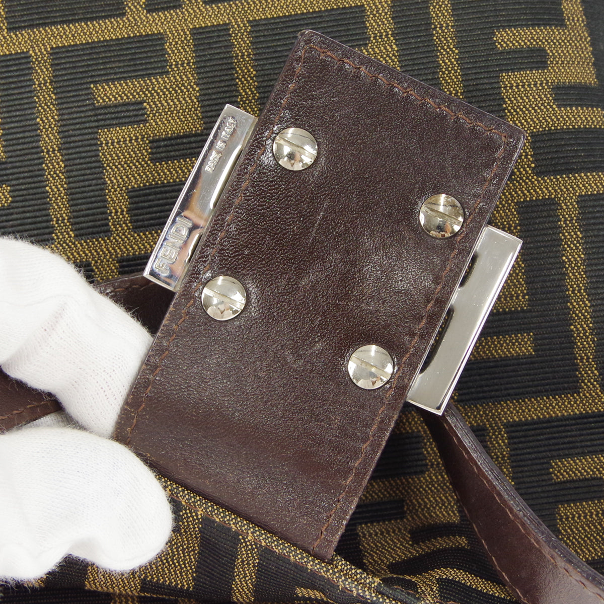 FENDI 1990s Zucca Hobo Bag