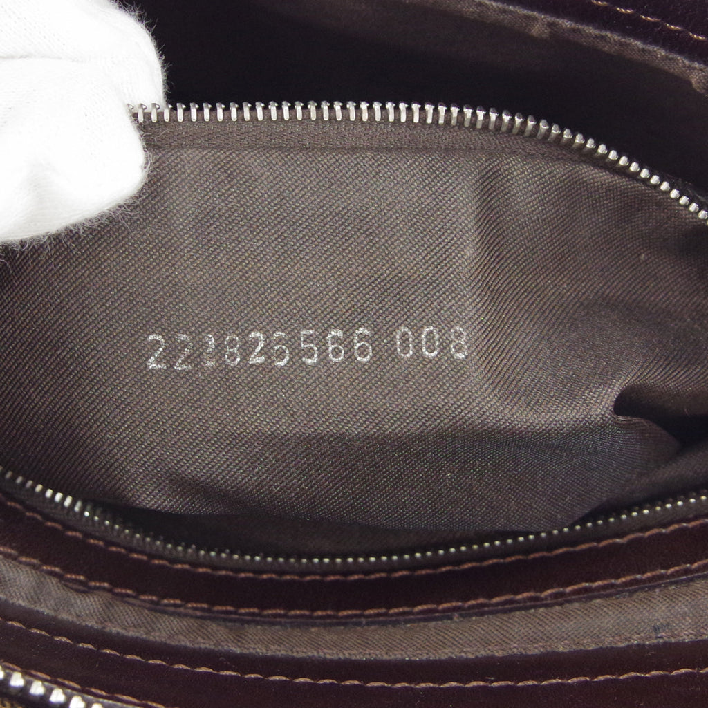 FENDI 1990s Zucca Handbag Brown